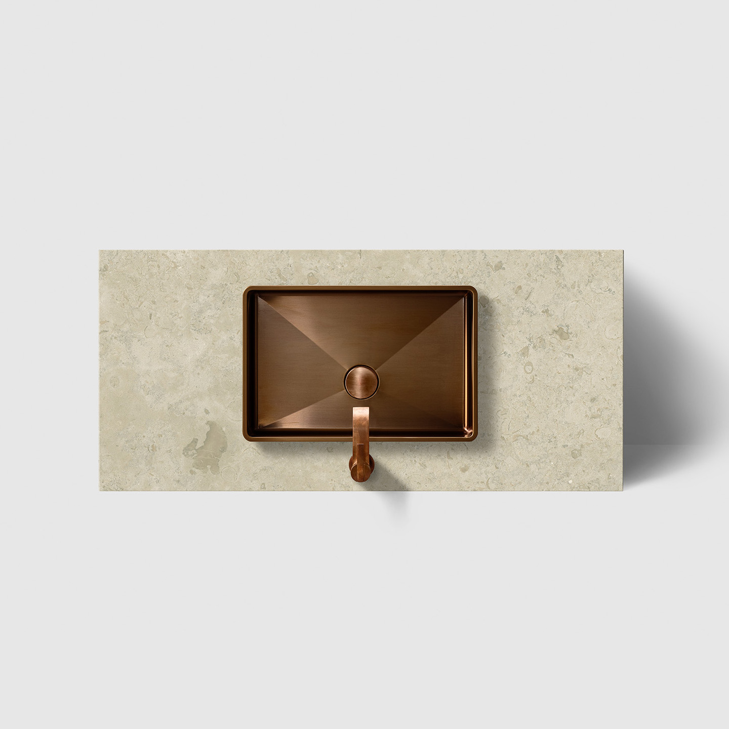 Tvättställsskåp Haven H2/140 med Stenskiva och Handfat